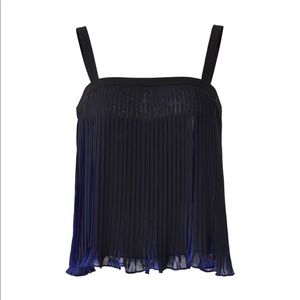 Waverly Grey Pleated Blouse